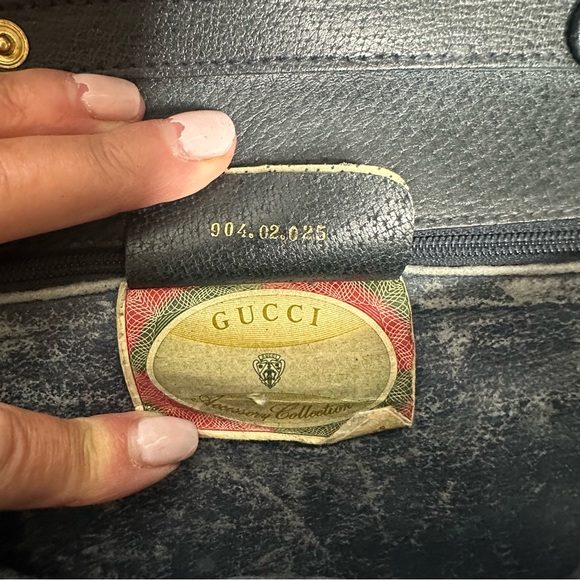 FINAL PRICE Late 70’s/early 80’s Gucci GG Monogram CanvasLeather Convertible Bag - Picture 13 of 15